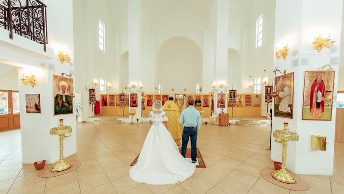 Фильм с Венчания в церкви. Видеосъемка венчания в Ultra HD 4к в Москве