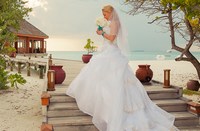Фото невесты на Мальдивах