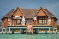 Фото домик на воде Мальдивы