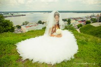 Фото невесты на поляне
