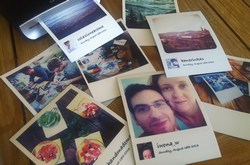 инста принтер печатает фотографии гостей с мобильных телефонов на юбилее