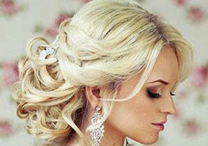 Невеста с длинными волосами
