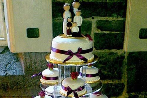 Фото торт невесты и жениха