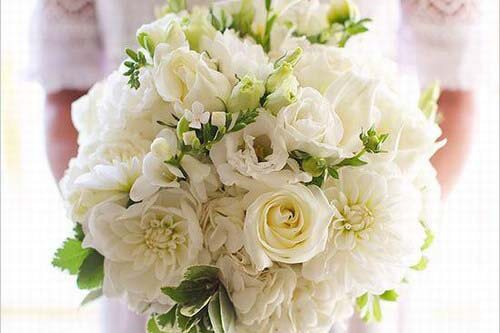 Фото белые свадебные розы
