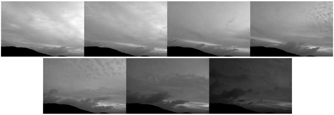 Кадры из видеофильма с заходом солнца