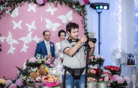 Видеограф на свадьбе в Москве